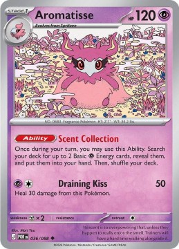 Aromatisse REVERSE HOLO #36 - Pokemon Perfect Order