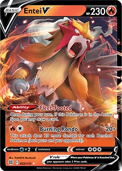 Entei V #22 - Pokemon Brilliant Stars