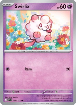 Swirlix POKEBALL PATTERN #93 - Pokemon Ascended Heroes 