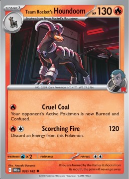 Team Rocket's Houndoom #38 - Pokemon Destined Rivals