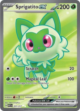 Sprigatito ex #251 - Pokemon Ascended Heroes 
