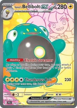 Iono's Bellibolt EX #172 - Pokemon Journey Together 