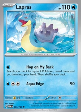 Lapras #131 - Pokemon Scarlet & Violet 151