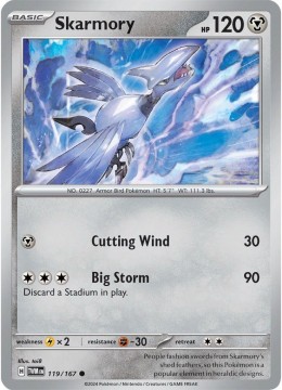 Skarmory #119 - Pokemon Twilight Masquerade