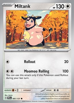 Miltank #81 - Pokemon Prismatic Evolutions 