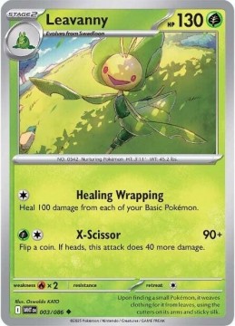 Leavanny REVERSE HOLO #3 - Pokemon White Flare
