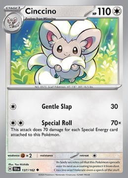 Cinccino #137 - Pokemon Temporal Forces