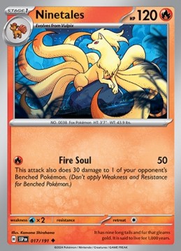 Ninetales #17 - Pokemon Surging Sparks