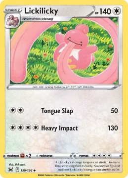 Lickilicky #139 - Pokemon Lost Origin