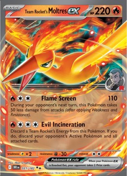 Team Rocket's Moltres EX #31 - Pokemon Destined Rivals