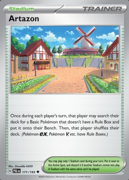 Artazon REVERSE HOLO #171 - Pokemon Paldea Evolved