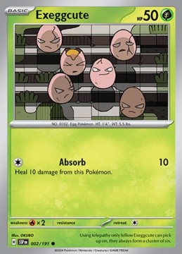 Exeggcute REVERSE HOLO #2 - Pokemon Surging Sparks