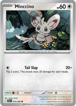 Minccino #75 - Pokemon Black Bolt