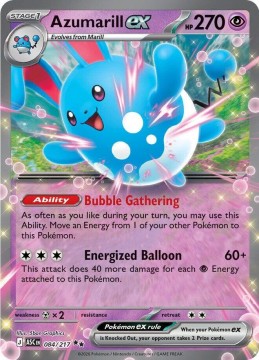 Azumarill EX #84 - Pokemon Ascended Heroes