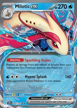 Milotic EX #42 - Pokemon Surging Sparks 
