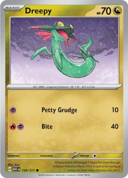 Dreepy #158 - Pokemon Ascended Heroes
