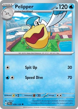Pelipper REVERSE HOLO #39 - Pokemon Journey Together