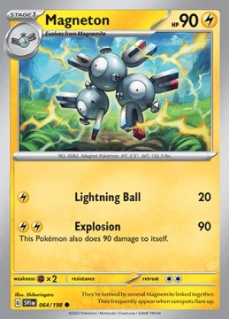 Magneton REVERSE HOLO #64 - Pokemon Scarlet & Violet 