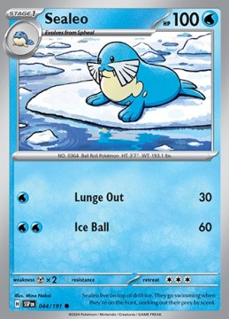 Sealeo #44 - Pokemon Surging Sparks