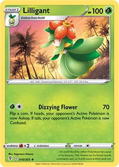Lilligant #10 - Pokemon Evolving Skies