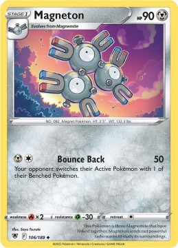 Magneton REVERSE HOLO #106 - Pokemon Astral Radiance