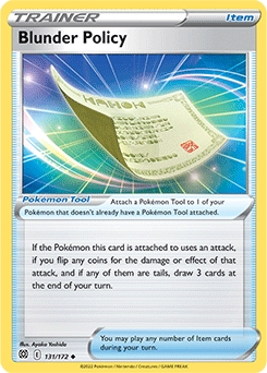Blunder Policy REVERSE HOLO #131 - Pokemon Brilliant Stars