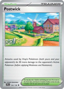 Postwick REVERSE HOLO #154 - Pokemon Journey Together
