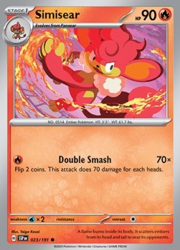 Simisear #23 - Pokemon Surging Sparks