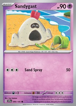 Sandygast #90 - Pokemon Surging Sparks