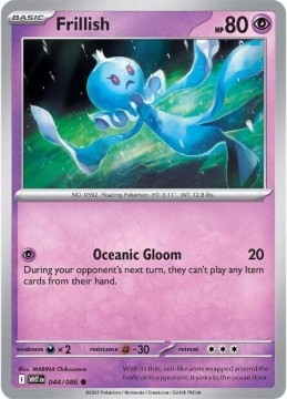 Frillish REVERSE HOLO #44 - Pokemon White Flare