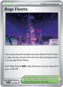 Ange Floette REVERSE HOLO #75 - Pokemon Chaos Rising