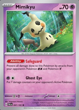 Mimikyu HOLO #97 - Pokemon Paldea Evolved