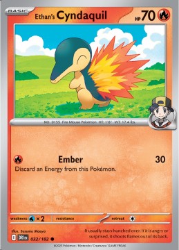 Ethan's Cyndaquil #32 - Pokemon Destined Rivals