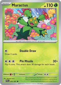 Maractus #3 - Pokemon Paldean Fates