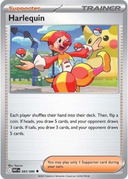 Harlequin REVERSE HOLO #83 - Pokemon White Flare
