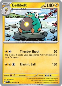 Bellibolt #74 - Pokemon Twilight Masquerade