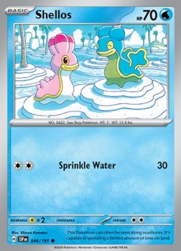 Shellos #46 - Pokemon Surging Sparks