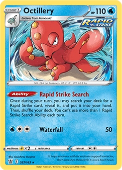Octillery REVERSE HOLO #37 - Pokemon Battle Styles