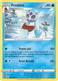 Froslass #43 - Pokemon Silver Tempest 
