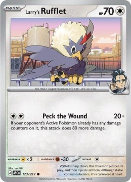 Larry's Rufflet ENERGY PATTERN #173 - Pokemon Ascended Heroes