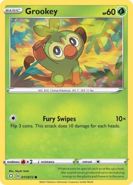 Grookey #11 - Pokemon Shining Fates 