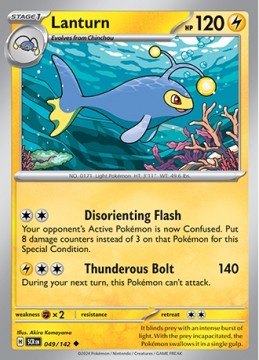 Lanturn #49 - Pokemon Stellar Crown