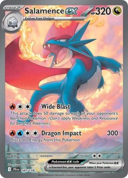 Salamence EX #187 - Pokemon Journey Together