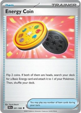Energy Coin #81 - Pokemon Black Bolt