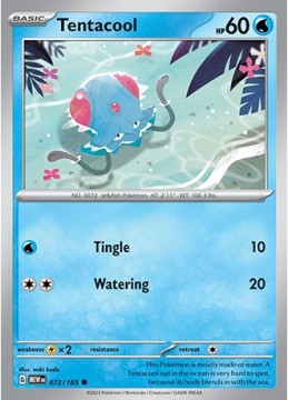 Tentacool #72 - Pokemon Scarlet & Violet 151