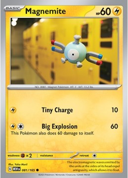 Magnemite REVERSE HOLO #81 - Pokemon Scarlet & Violet 151