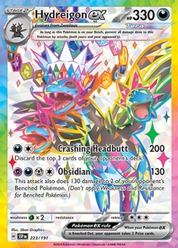 Hydreigon EX #223 - Pokemon Surging Sparks