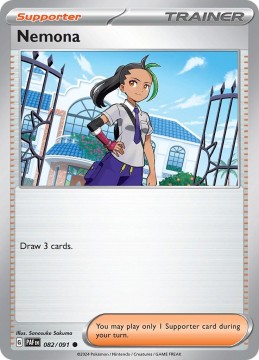 Nemona REVERSE HOLO #82 - Pokemon Paldean Fates