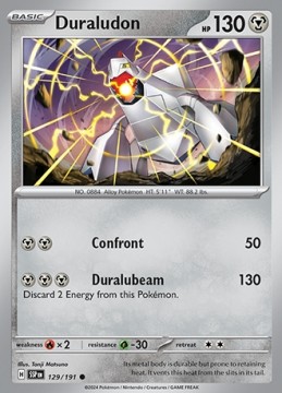 Duraludon REVERSE HOLO #129 - Pokemon Surging Sparks