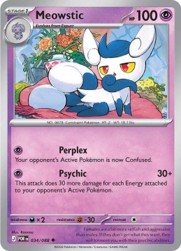Meowstic #34 - Pokemon Perfect Order 